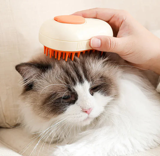 ShedEase 3-in-1 Steam Pet Brush