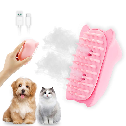 3-in-1 Rechargeable Cat Steam Brush