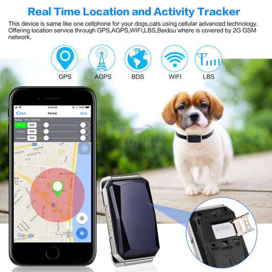 PawGuard GPS Tracker Collar — Real-Time Pet Location