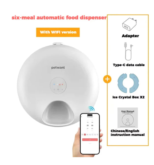 SmartFeed WiFi 6-Meal Automatic Pet Feeder